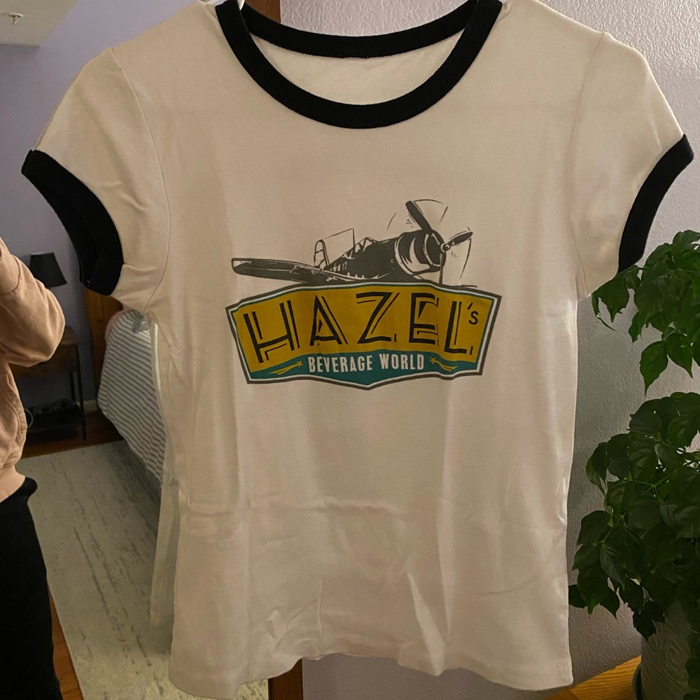 Hazel’s Beverage World Ringer Tee